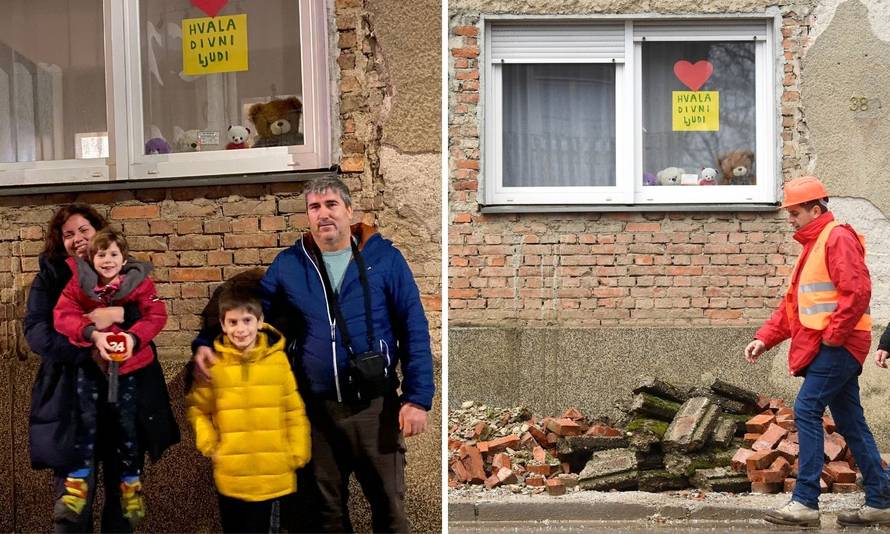 Medvjedići i dječje 'Hvala' ljudima koji spašavaju Petrinju