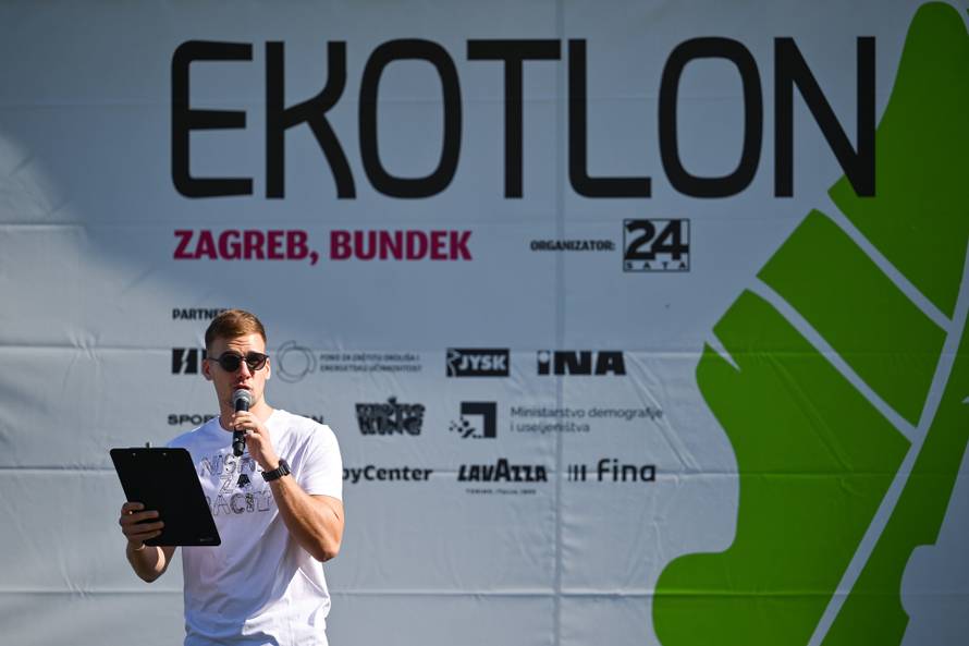 Zagreb:  Ekotlon na jezeru Bundek