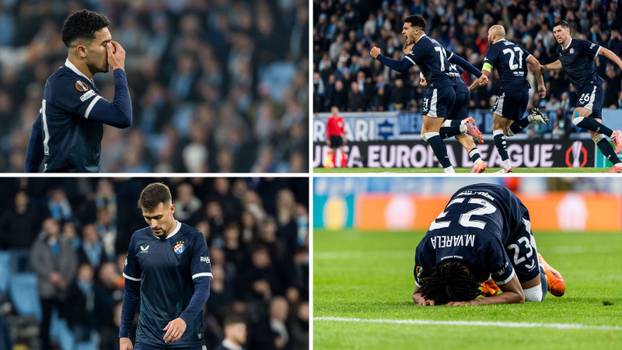 FOTO Tuga, očaj, trepet pa na kraju veliko slavlje: Ovako su dinamovci proživljavali Malmö