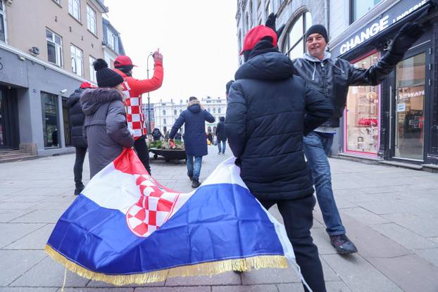 Oslo:  Navijači iz Velike Gorice prvi su započeli s navijanjem  na ulicama grada 