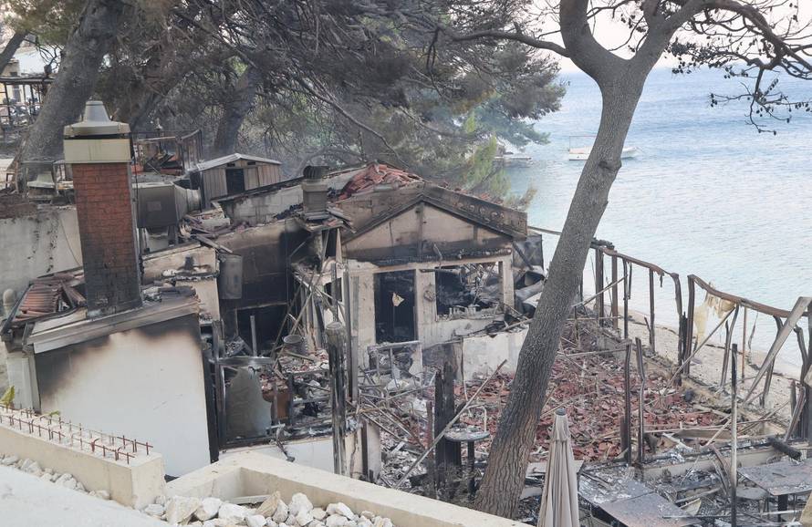 Posljedice požara kod Omiša