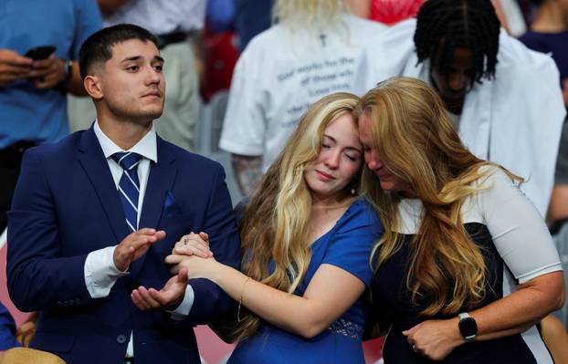 Memorial service for slain conservative commentator Charlie Kirk, in Glendale