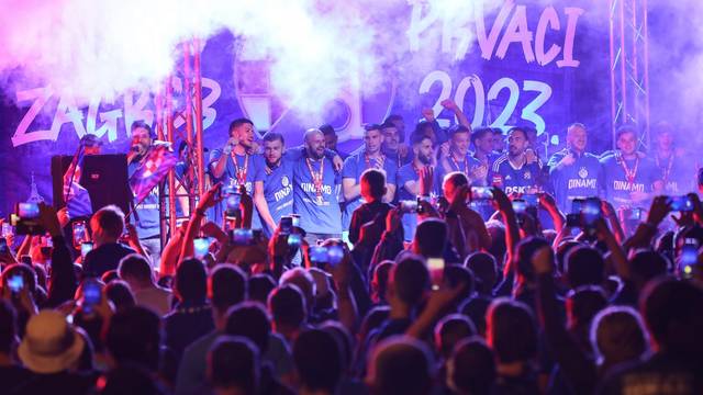 Zagreb: Slavlje Modrih nastavlja  se u fan zoni