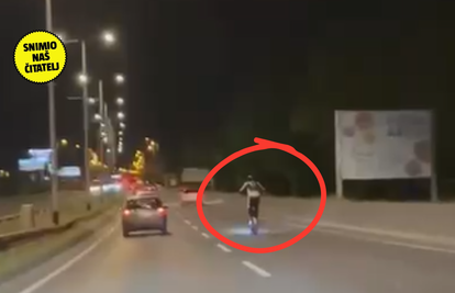 Policija o čovjeku koji juri na romobilu: 'Nema ništa sporno'. Vještak: 'Ovo je kršenje zakona'