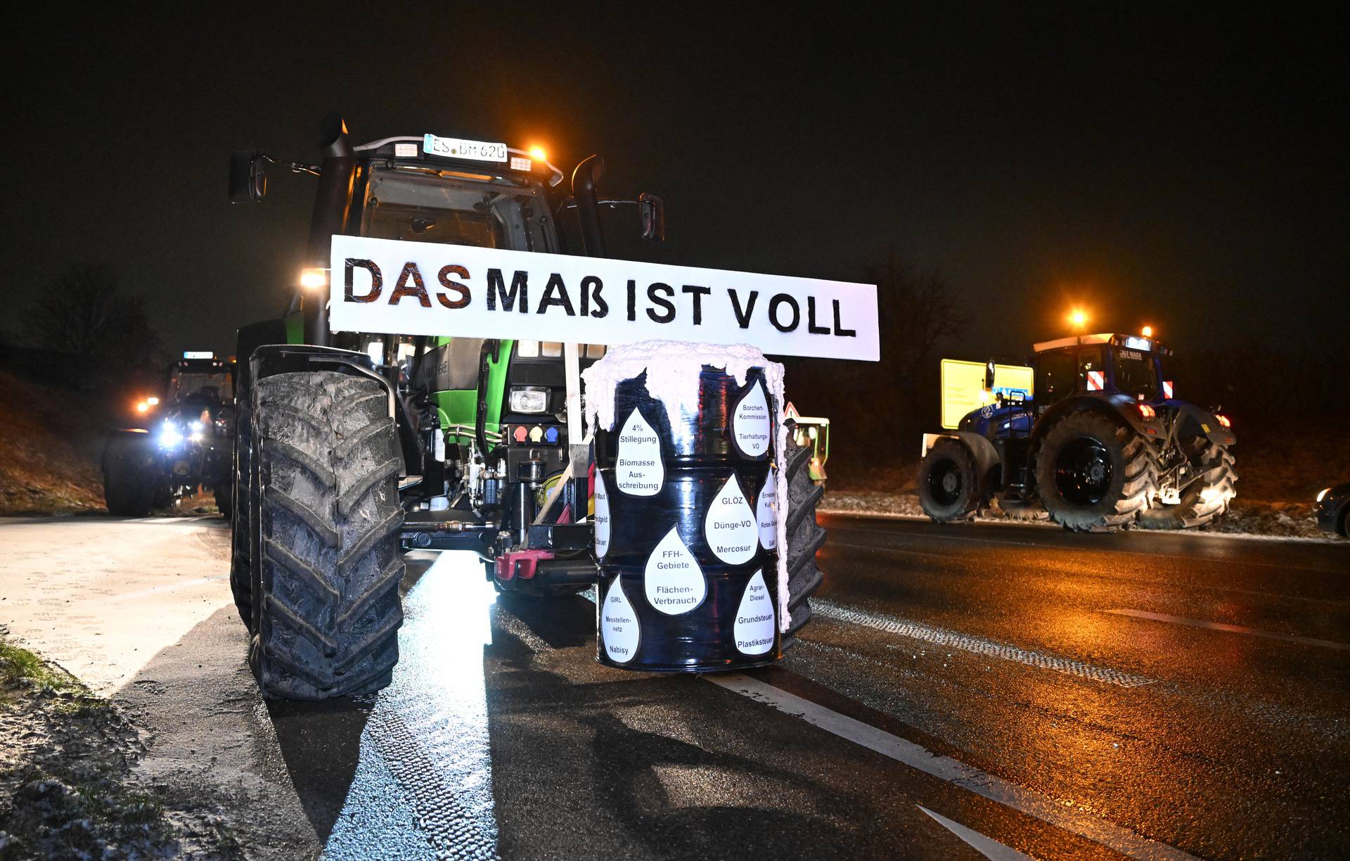 Farmer protests - Neuhausen