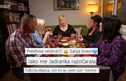 Sanja je oduševila gledatelje, a Jadranka ih razočarala: 'Sve je pohvalila, a onda dala osmicu'