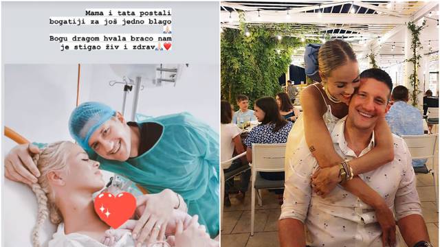 Antonija Mišura rodila drugo dijete: 'Stigao nam je braco'