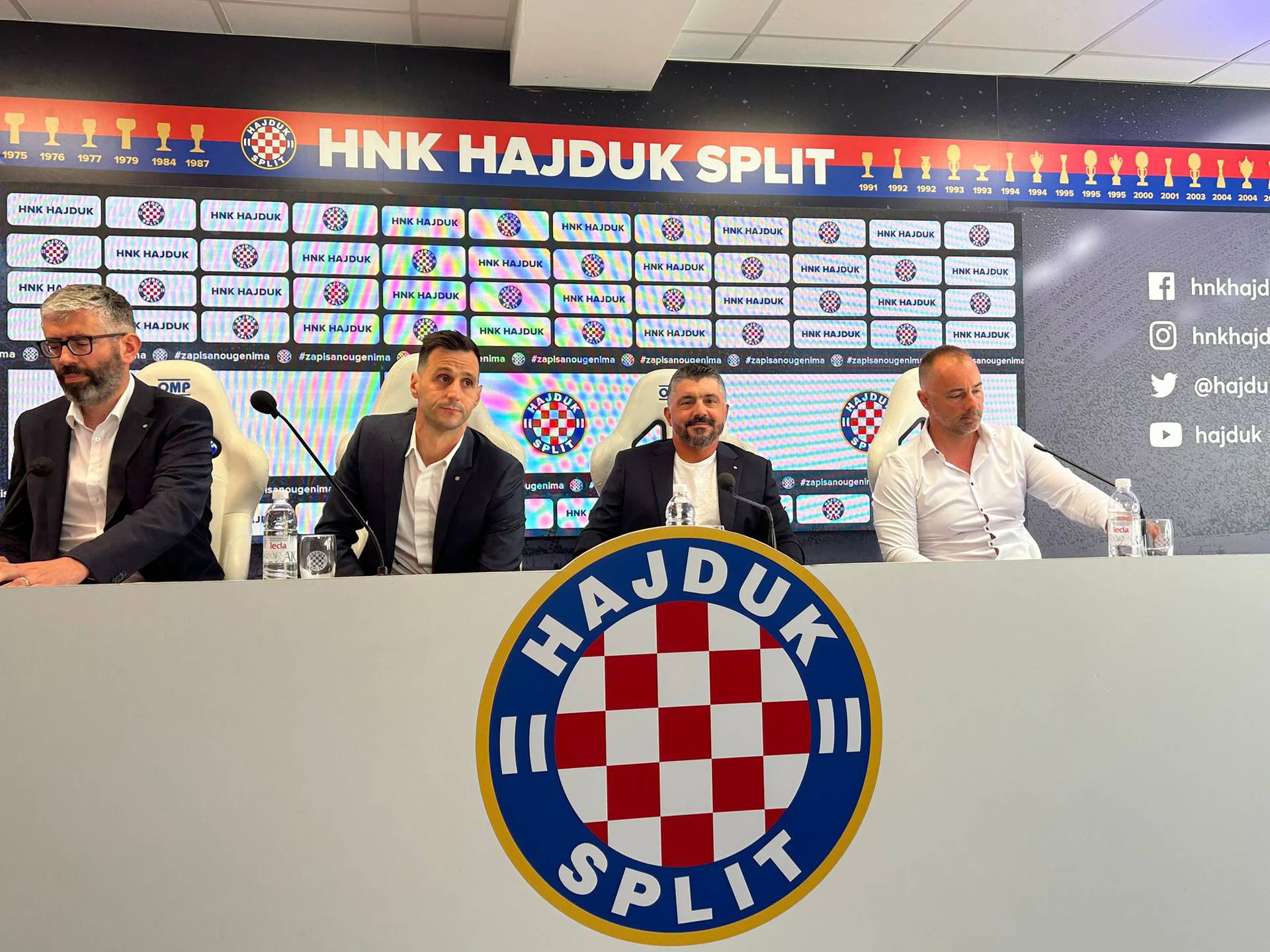 Hajduk predstavio Gattusa: Livaja mi je 'desetka', nema više malog nogometa iza kuće!