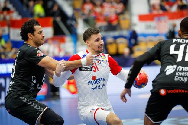 Jonkoping: Svjetsko rukometno prvenstvo, skupina G, Hrvatska - Egipat