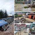 Poplave u BiH: Središte grada se pretvorilo u jezero, kuće pod vodom, bujica je nosila aute