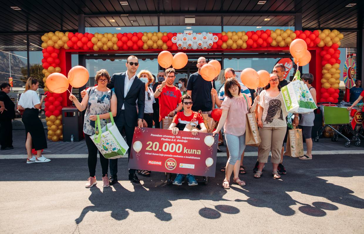 Plodine okrunile svoj rad otvaranjem jubilarnog 100. supermarketa u Hrvatskoj