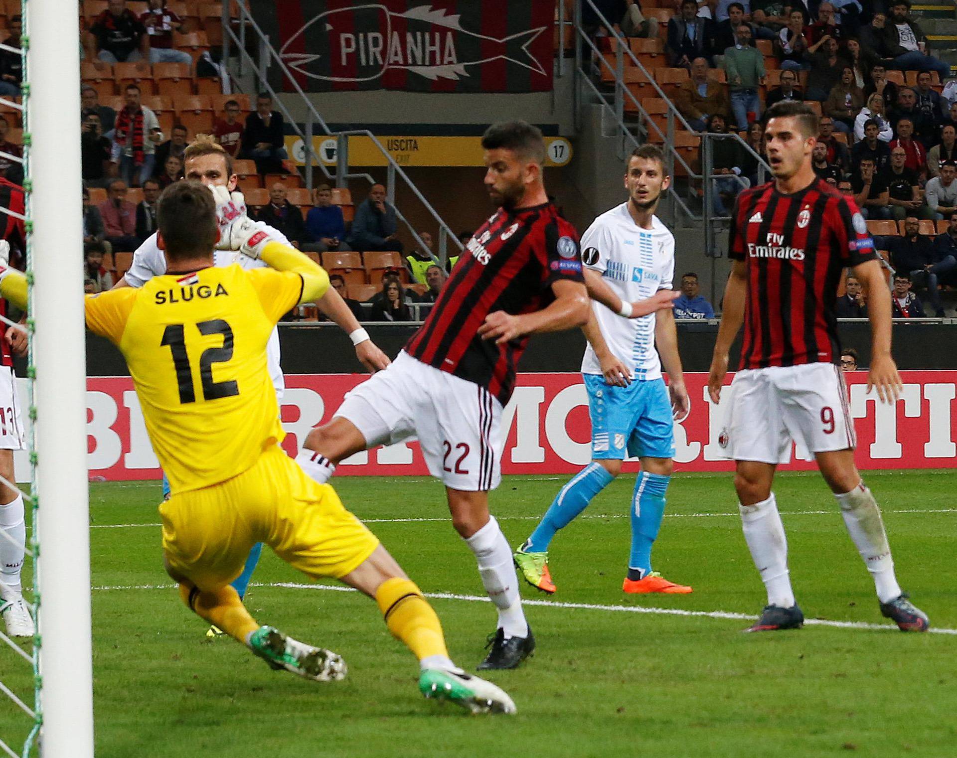 Europa League - AC Milan vs Rijeka