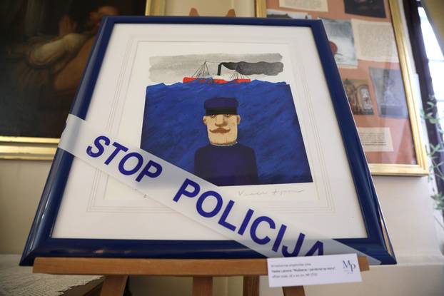 Zagreb: Otvorenje izložbe "Ljepota lažnog sjaja" - krivotvorenih umjetnina iz fundusa Muzeja policije