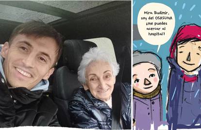 Veliko srce 'vatrenog': Budimir prevezao baku oboljelu od raka u bolnicu, a kći napravila strip
