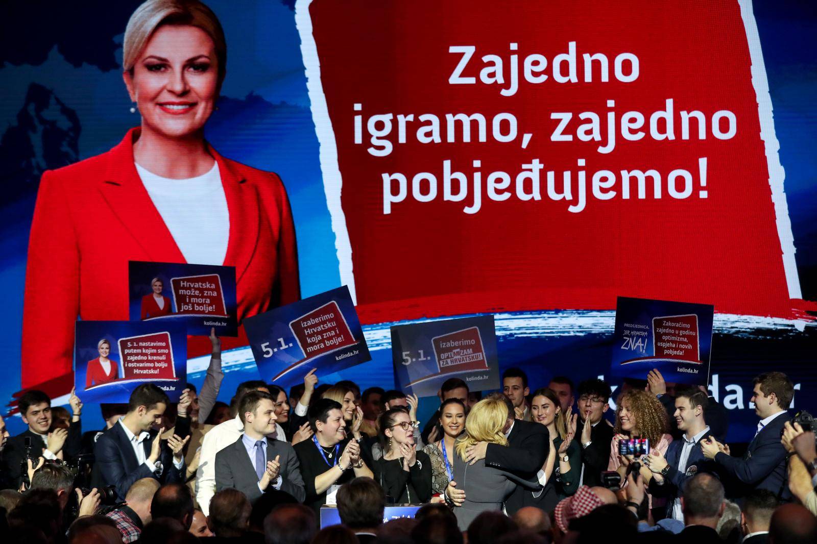 Zagreb: Izborni stožer Kolinde Grabar-Kitarović