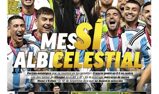 Pogledajte svjetske naslovnice: Nebeski Messi, najbolji ikada