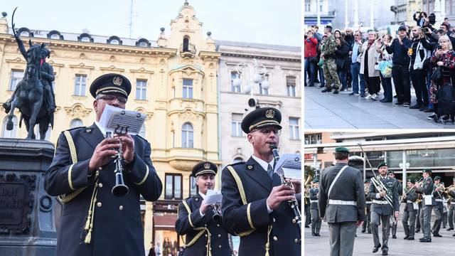 VIDEO Vojni orkestri Hrvatske i Austrije oduševili Zagrepčane za 30 godina diplomatske suradnje