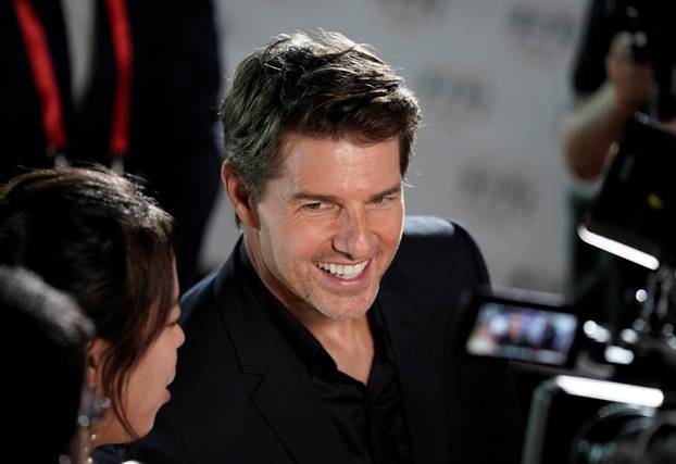 Cast member Tom Cruise attends a news conference promoting his upcoming film "Mission: Impossible - Fallout" in Beijing