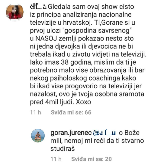 Gospodin Savršeni izvrijeđao fanove showa pa sve izbrisao...