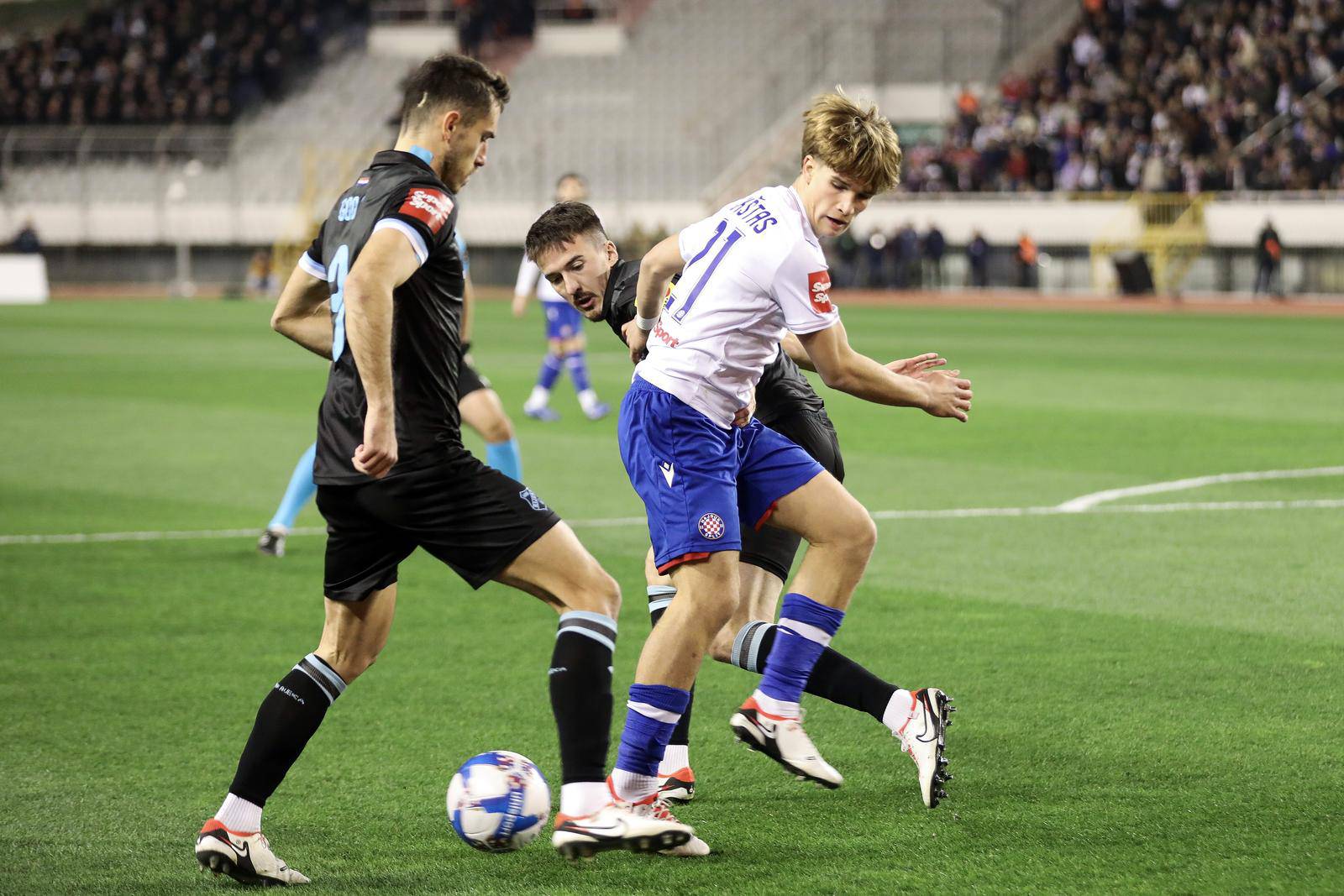 Split: Hajduk i Rijeka susreli se u utakmici 20. kola HNL-a 