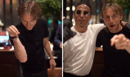 VIDEO Modrić večerao kod Salt Baea u Dubaiju: Solio odrezak pa ponavljao jednu riječ...