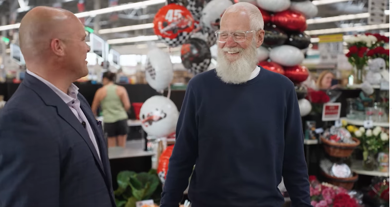 David Letterman 'zaposlio' se u trgovini: 'Nikad ne znaš na kog ćeš naletjeti dok kupuješ ovdje'