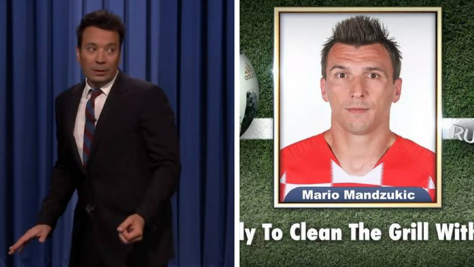 Jimmy Fallon: Mandžo izgleda k'o da s kosom čisti roštilj...