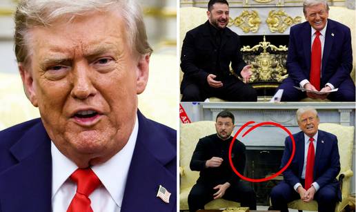 FOTO Ima da blješti! 50 fotki sa sastanka Trumpa i Zelenskog i kamin koji je Donald preuredio