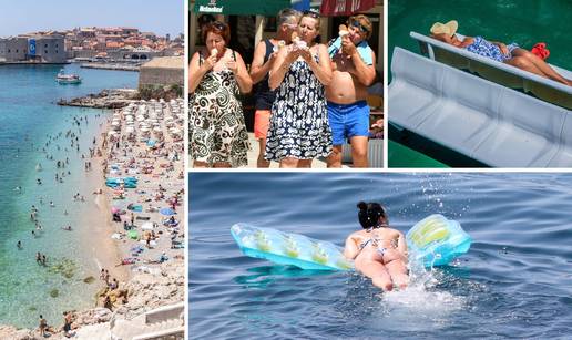 FOTO Spas u moru, sladoledu i hladu. Idealno ako može sve skupa: Hrvatska se danas prži
