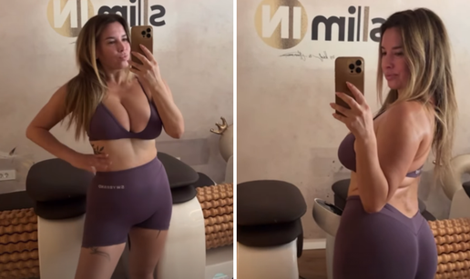 FOTO Nives i po ovim vru&cacute;inama marljivo trenira: 'Znojimo se'