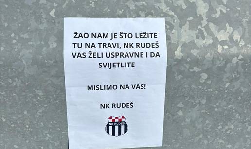 Rude&scaron; sa sjetom gleda prema reflektorima na Hipodromu: '&Zcaron;elimo da svijetlite kod nas...'