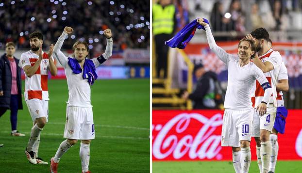 FOTO Modrić u deliriju maše francuskim dresom. Pogledajte slavlje 'vatrenih' na Poljudu