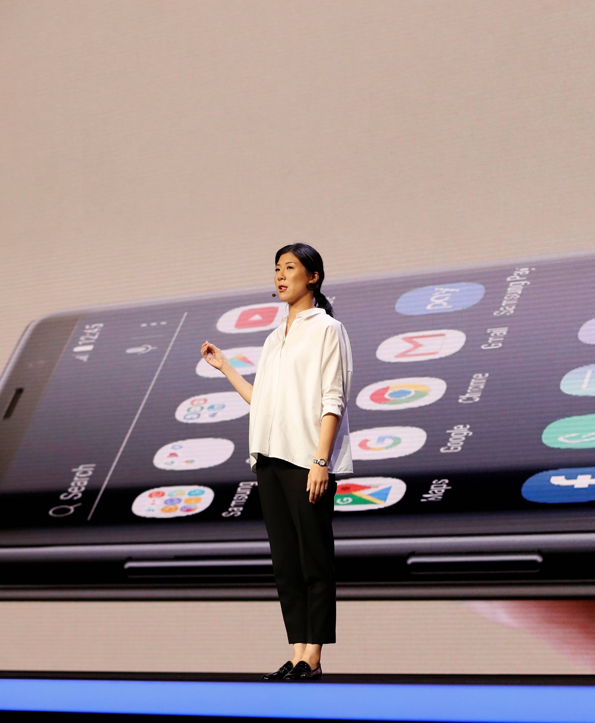 Samsung unveils foldable screen smart phone in San Francisco