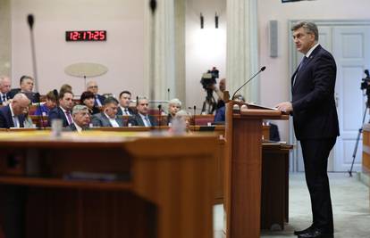 Sabor u petak o premijerovom Godišnjem izvješću o radu Vlade