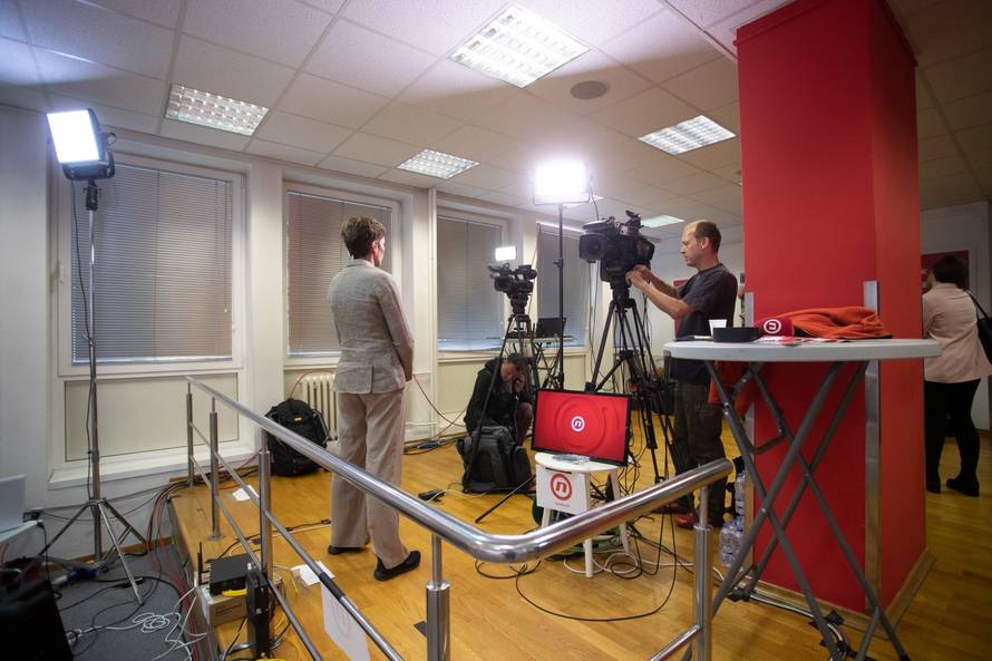 Zagreb: Novinarske ekipe u izbornom stoÅ¾eru SDP-a