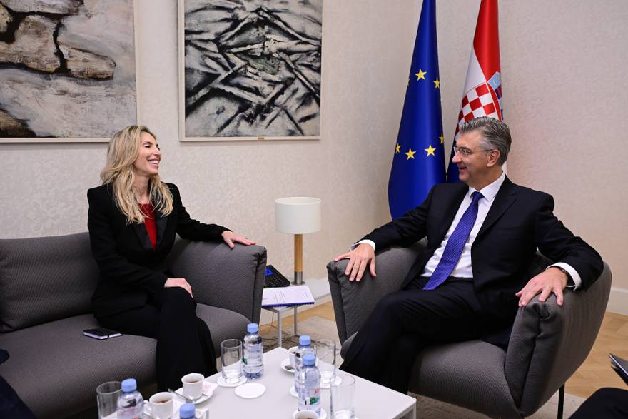 Zagreb: Premijer Plenković ugostio Nicole McGraw, novu američku veleposlanicu u Hrvatskoj