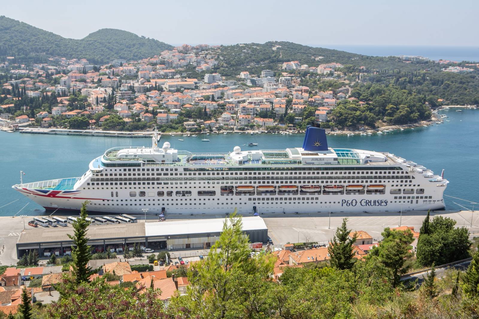 Pogled na  Dubrovnik s Nuncijate