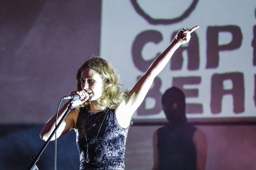 Pussy Riot prvi put u Zagrebu: 'Djevice Marijo, svrgni Putina'