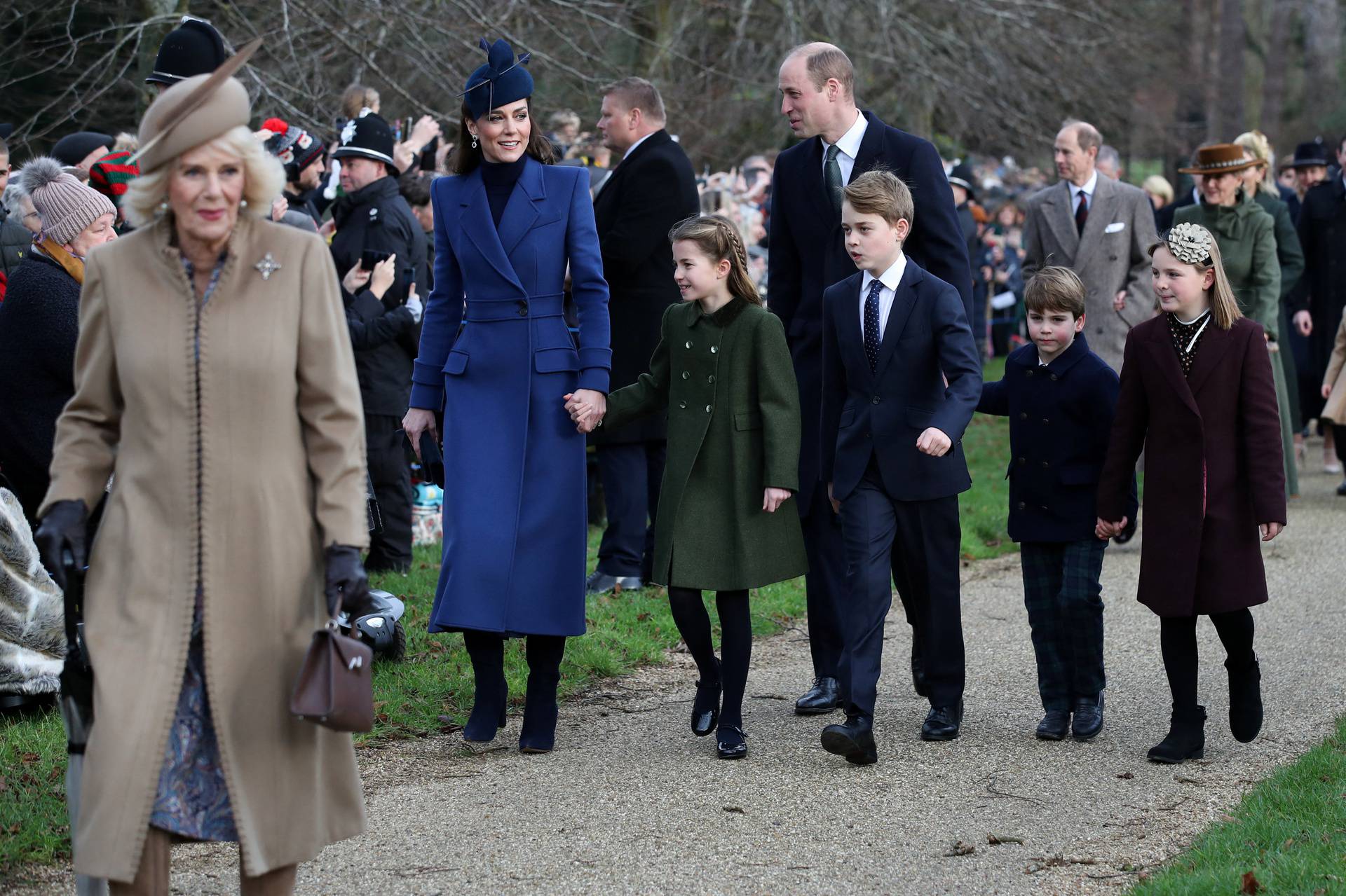 Royal Family's Christmas Day service at the Sandringham estate