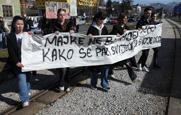 Novi prosvjed na ulicama Sarajeva nakon teške tramvajske nesreće