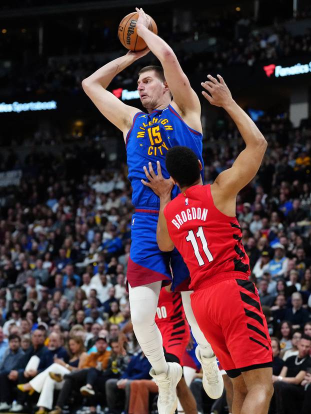 NBA: Portland Trail Blazers at Denver Nuggets