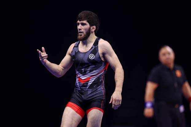 Zagreb: Svjetsko prvenstvo u hrvanju, polufinale, slobodni stil, muškarci, 61kg, Zavur Uguev - Jaxen Patrick Forrest