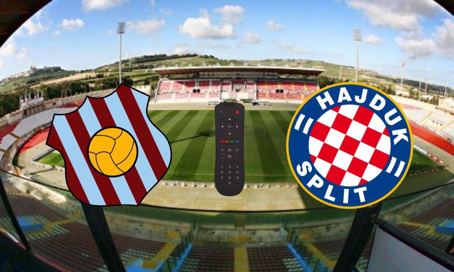 Evo gdje gledati prvi europski susret Hajduka i Gzire United