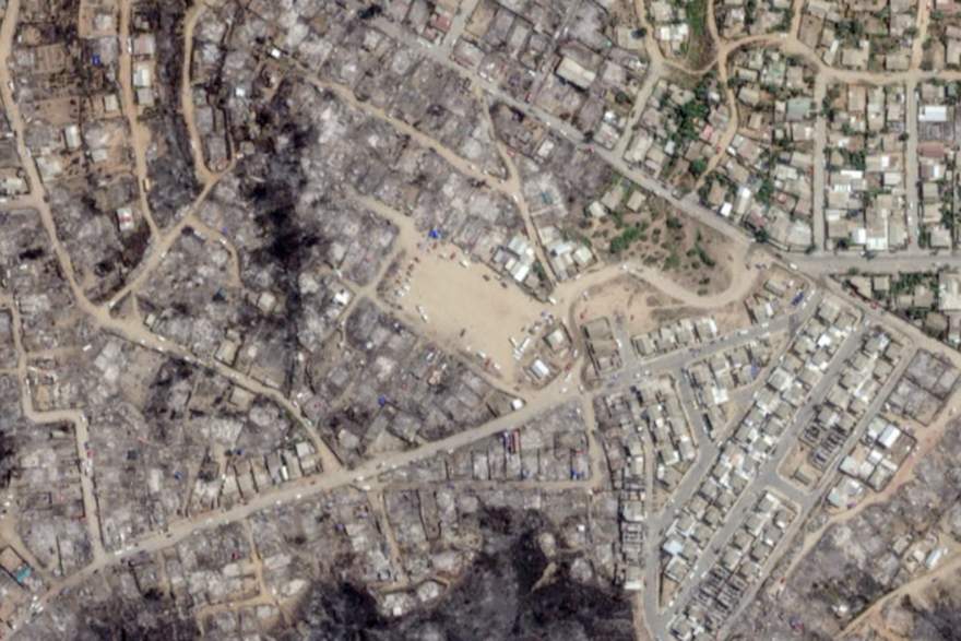 Satelitske snimke Čilea prije i poslije požara