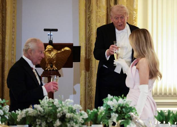 Britain's King Charles and Queen Camilla in the United States for state visit