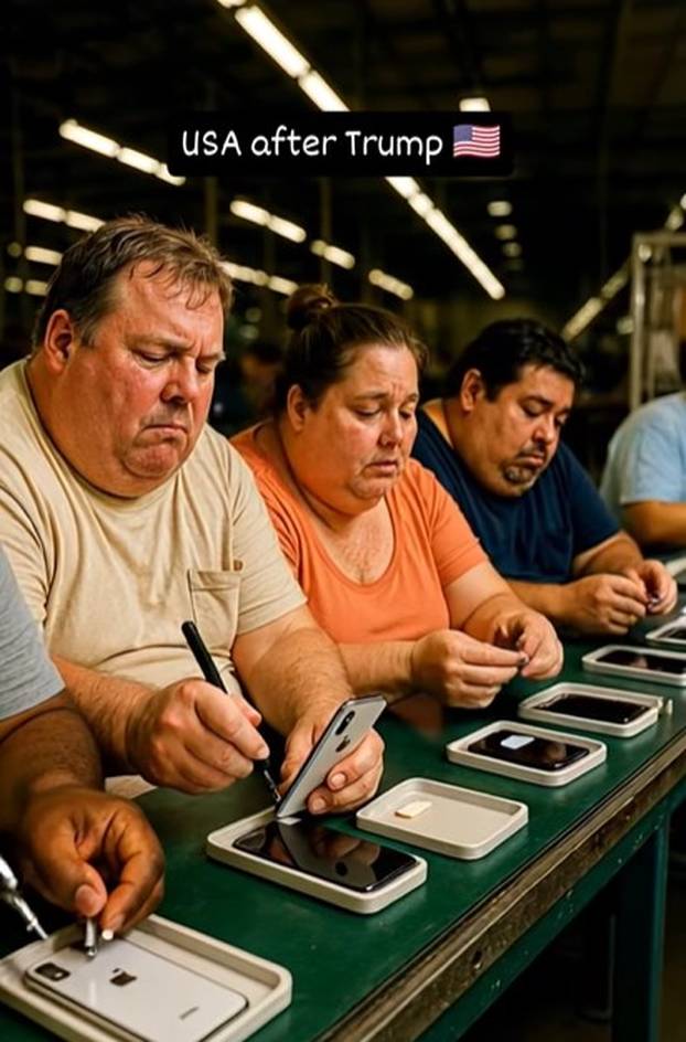 FOTO Kinezi brutalno sprdaju Amerikance: 'Ovako će izgledati njihova proizvodnja! Ha, ha, ha'