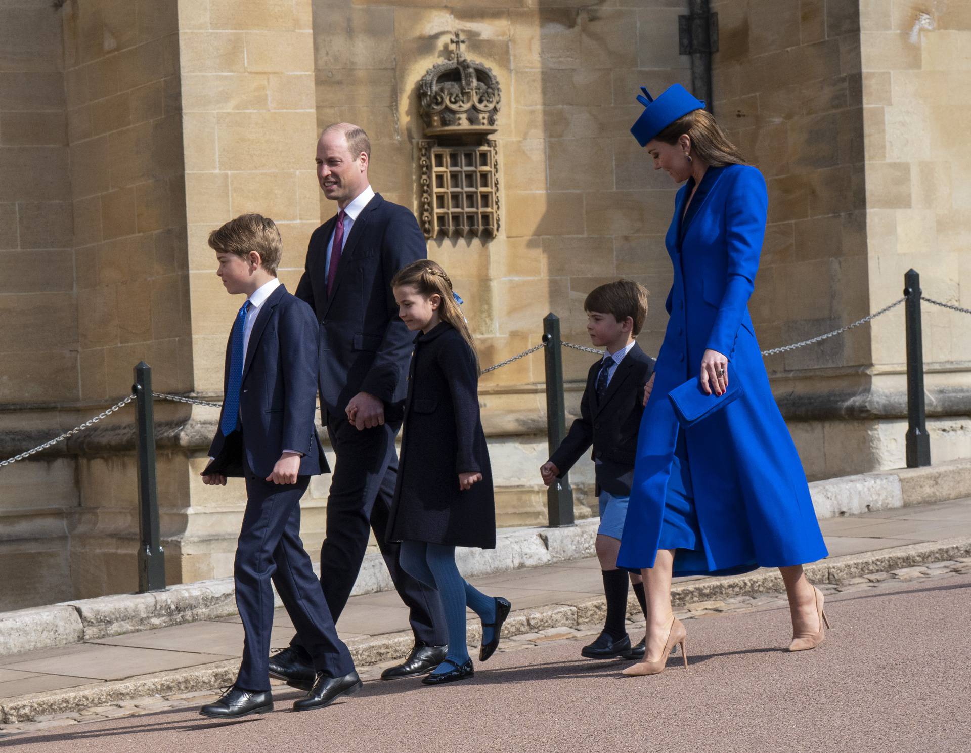 Royal Family at St George's Chapel