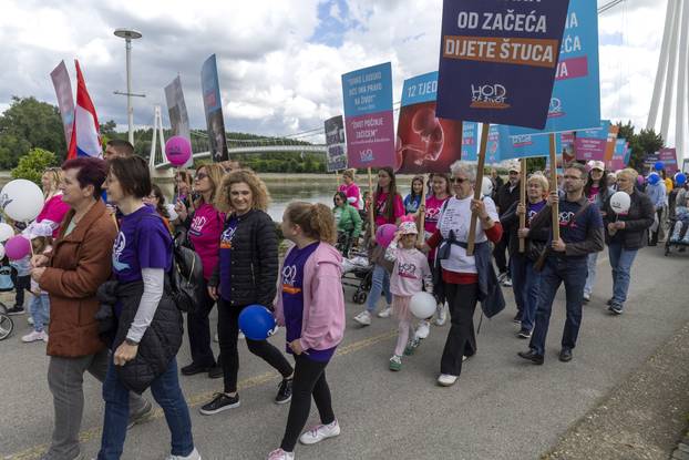 Osijek: Održan je  Hod za život