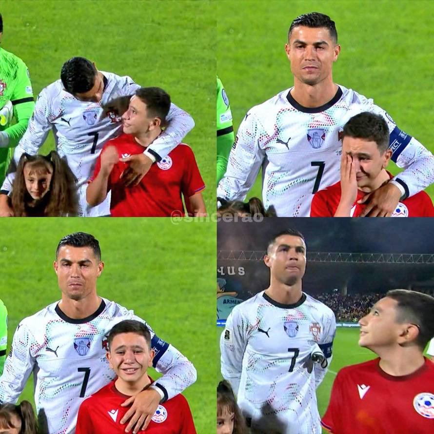 VIDEO Dječak briznuo u plač kad je vidio Cristiana Ronalda! Portugalac zabio čudesan gol