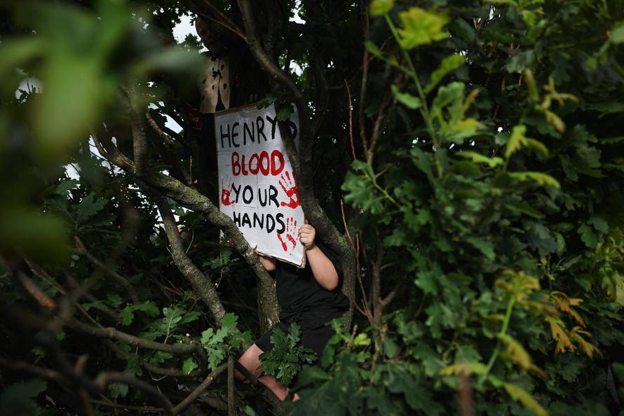 Protest outside police station following conviction of Vikrum Digwa for murder of Henry Nowak, in Southampton